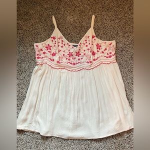 TORRID Embroidered Babydoll Top